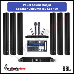 Paket Sound System Indoor Masjid JBL CBT100 LA | 6 Speaker